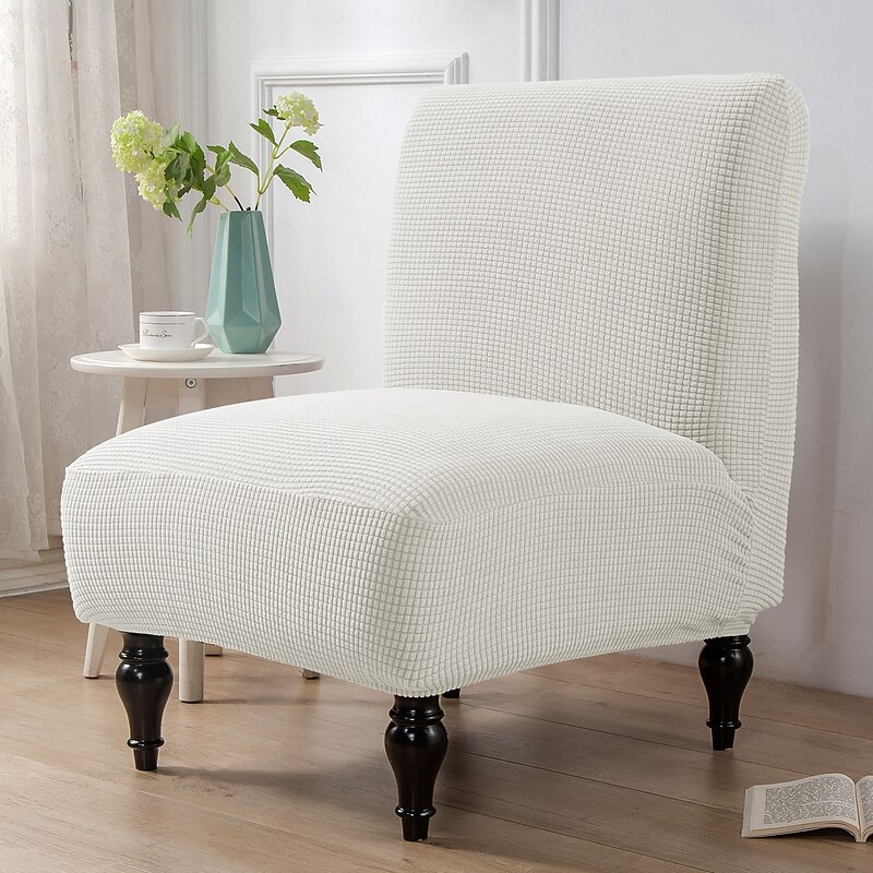 1PC Striped Dining Chair Cover - Stretch Spandex Slipcover with Elastic Band | Fits Most Chairs for Home, Wedding, Banquet4