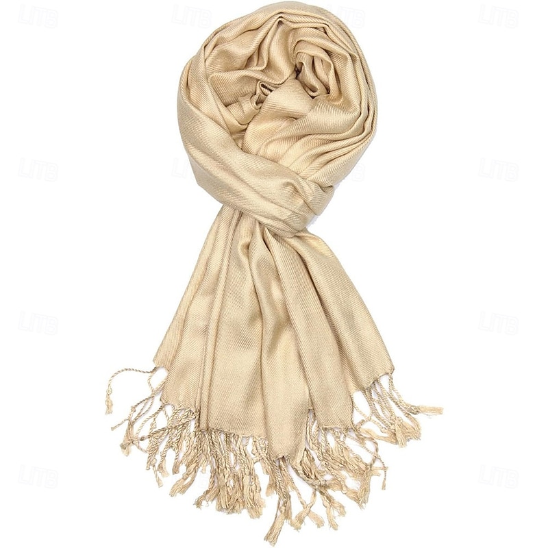 Achillea Soft Silky Pashmina Scarf for Women  Shawl Wrap for Evening Dresses Bridesmaids Weddings & Everyday Wear