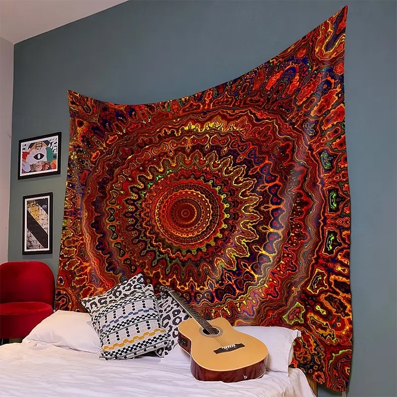 Tapestry Blanket Wall Hangings Mandala Vintage Ethnic Bedroom Living Room Dorm Home Decor2