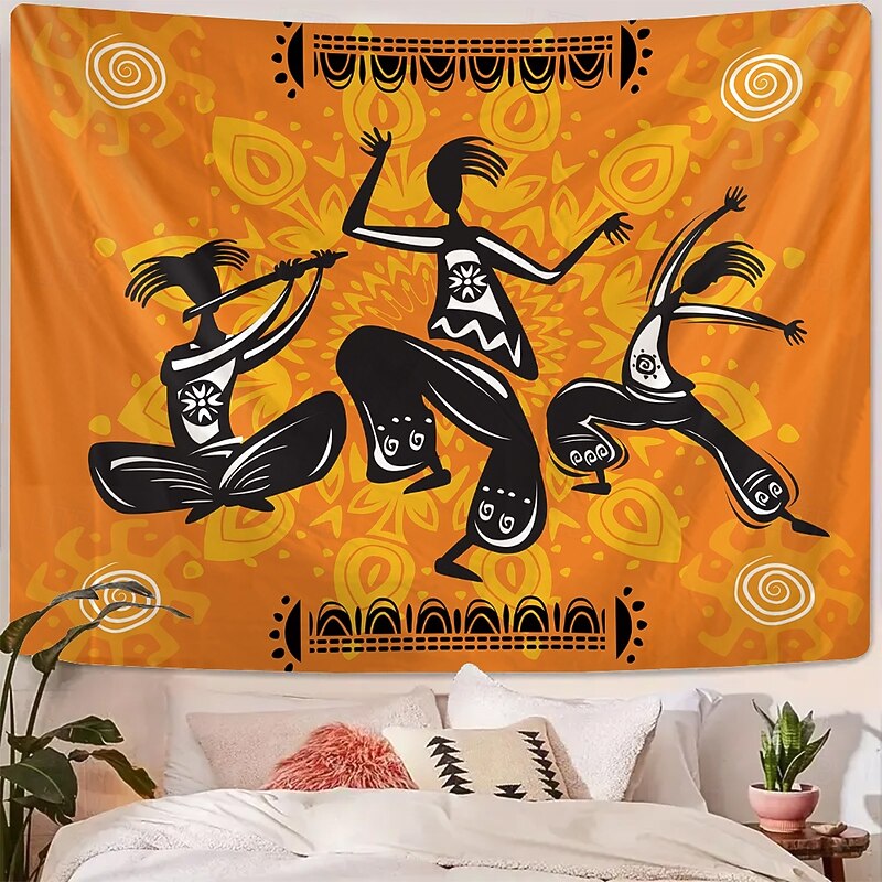 Tapestry Wall Hangings KoKopelli Ethnic Rustic Cottagecore South American Bedroom Living Room Dorm Home Decor3