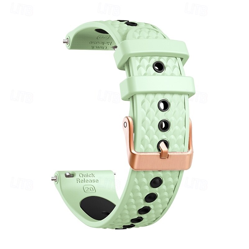 Smart Watch Band Compatible with Amazfit GTS 4,4mini, 3,2,2mini, 2e, GTR 42mm, Bip U Pro, U, 3 Pro, 3, S lite, S, lite Smartwatch Strap Adjustable Stainless Steel Buckle Classic Clasp Sport Band3