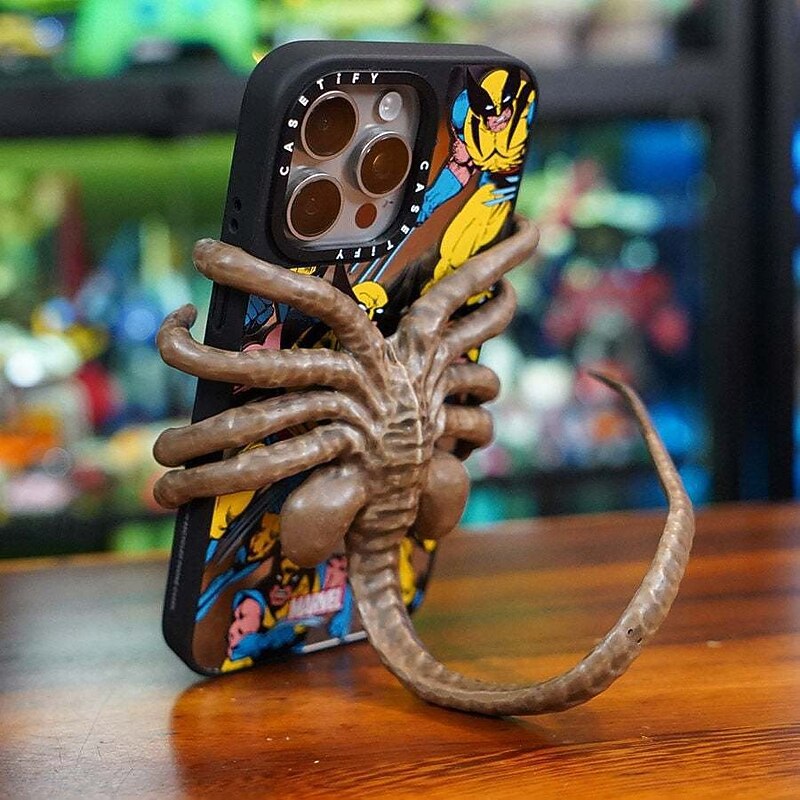 Phone Holder Alien Romulus Phone Holder Shape Design Creative Design Multi-Functional Stable Support Gifts2