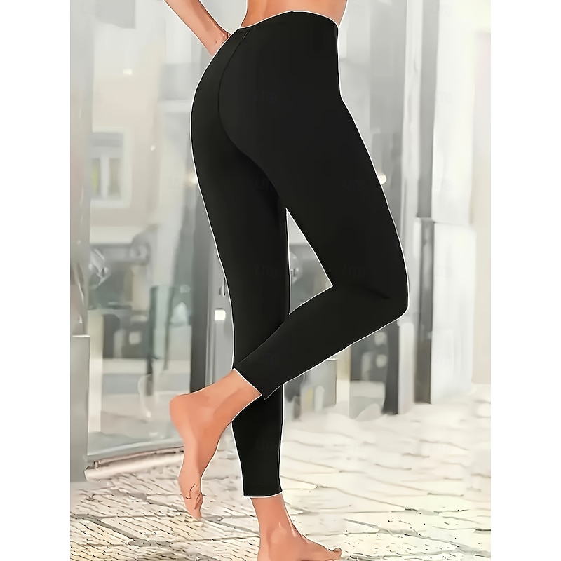 Women's Leggings Vacation Vintage Fashion Ankle-Length High WaistPantsHalloween Graphic Halloween Printing Soft Breathable Stretchy Vacation Street Causal Black Yellow Orange Spring Fall Winter Slim2