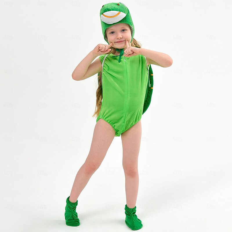 Animal Turtle Halloween Cosplay Costume Outfits Funny Costumes Cosplay Kid's Boys' Girls' Halloween Carnival Mardi Gras Performance Party Easy Halloween Costumes Dress Up3