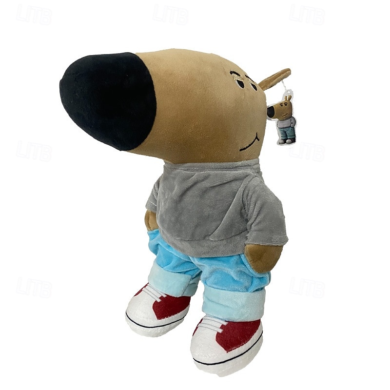 12.6 Inch Chill Guy meme Plush Stuffed Figure Pillow for Room Decor