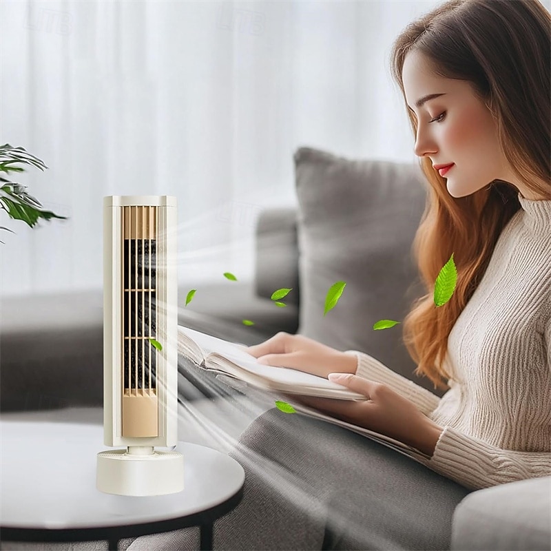 Oscillating Tower Fan Desk Air Conditioner With 3 Speed Settings 120 Oscillation Quiet Table Cooling Fan For Home Office Bedroom3