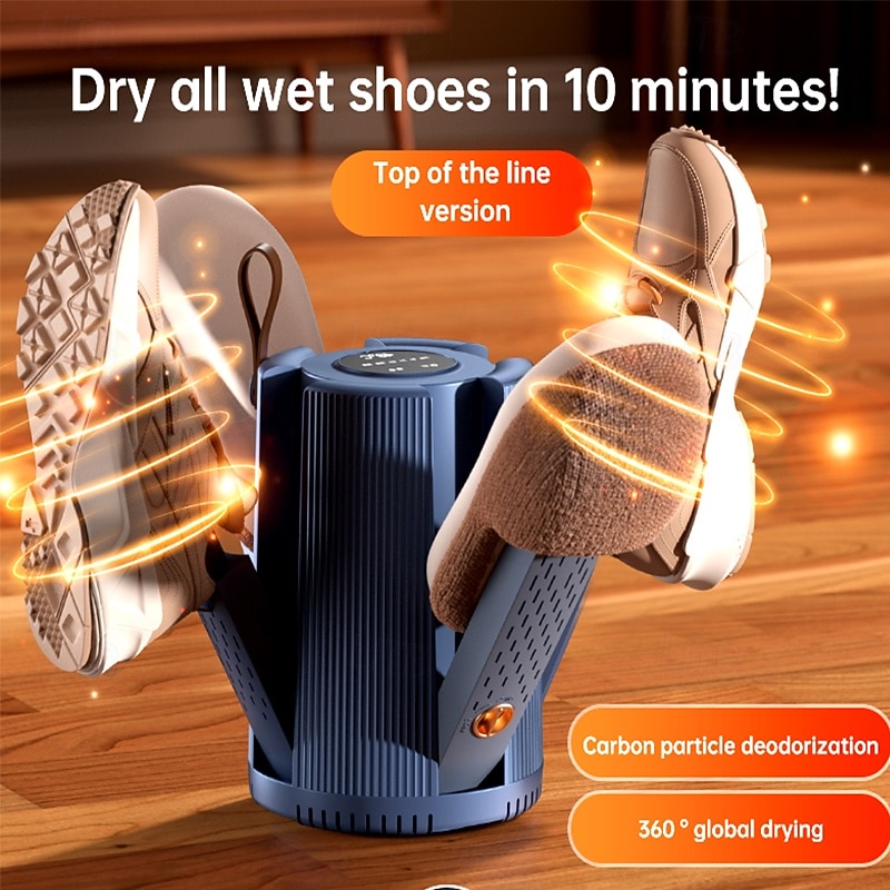Intelligent Timer Shoe Dryer Household Foldable Shoe Warmer 2 pairs Shoes Dry Constant Temperature Boot Dryer UV Sterilization