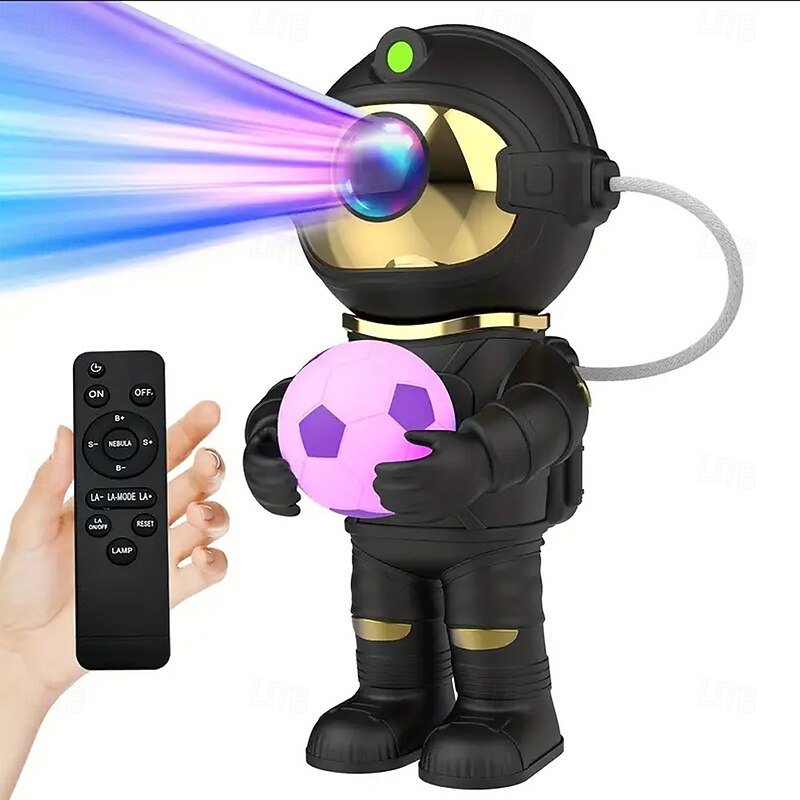 Astronaut Galaxy Projector Light Night Light Starry Sky Nebula Ceiling LED Light with Timer and Remote Control Multiple Room Decorations Suitable for Birthday Halloween and Christmas Gifts.2