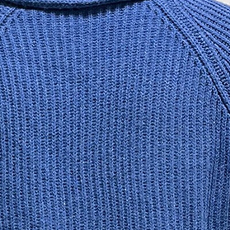 Men's Sweater Dress Sweater Cardigan Sweater Knit Sweater Ribbed Knit Regular Tops Knitted Ribbed Plain Shawl Collar Fashion Shawls Casual Daily Wear Clothing Apparel Fall Winter Blue M L XL2