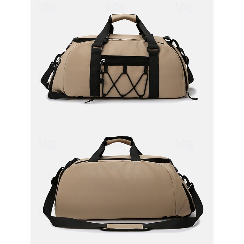 Women's Large Capacity Waterproof Travel Duffel Backpack – Convertible Scratch-Resistant Gym Bag with Multiple Compartments for Outdoor, Sports, Weekend Trips and Daily Use4