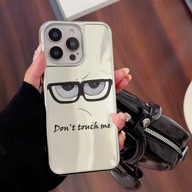 Phone Case For 16 15 14 Pro Max Plus 16e 13 Pro Max Back Cover Shockproof Cartoon Plating3