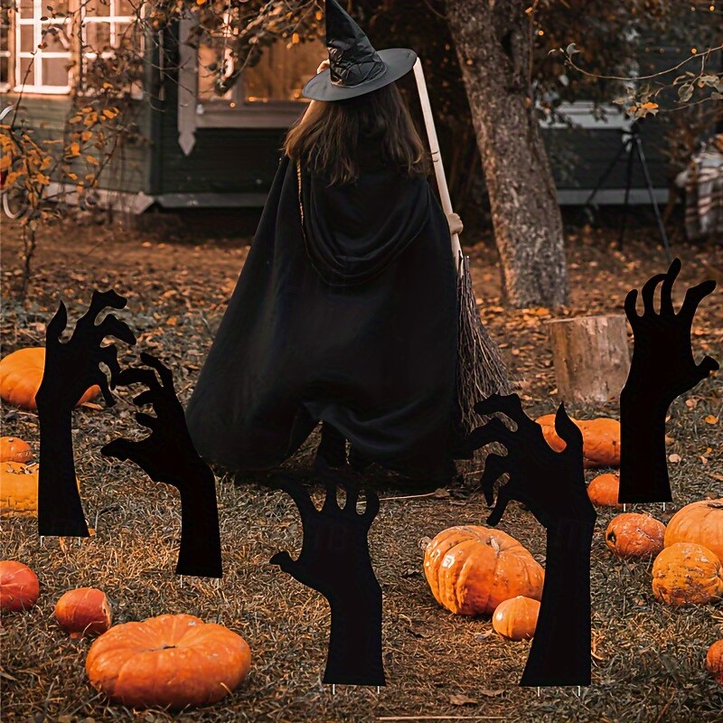 Black Hand Courtyard Logo for Halloween Decoration 5 Outdoor Garden Lawn Stake Logo Suitable for Halloween Party Decoration Supplies Props3