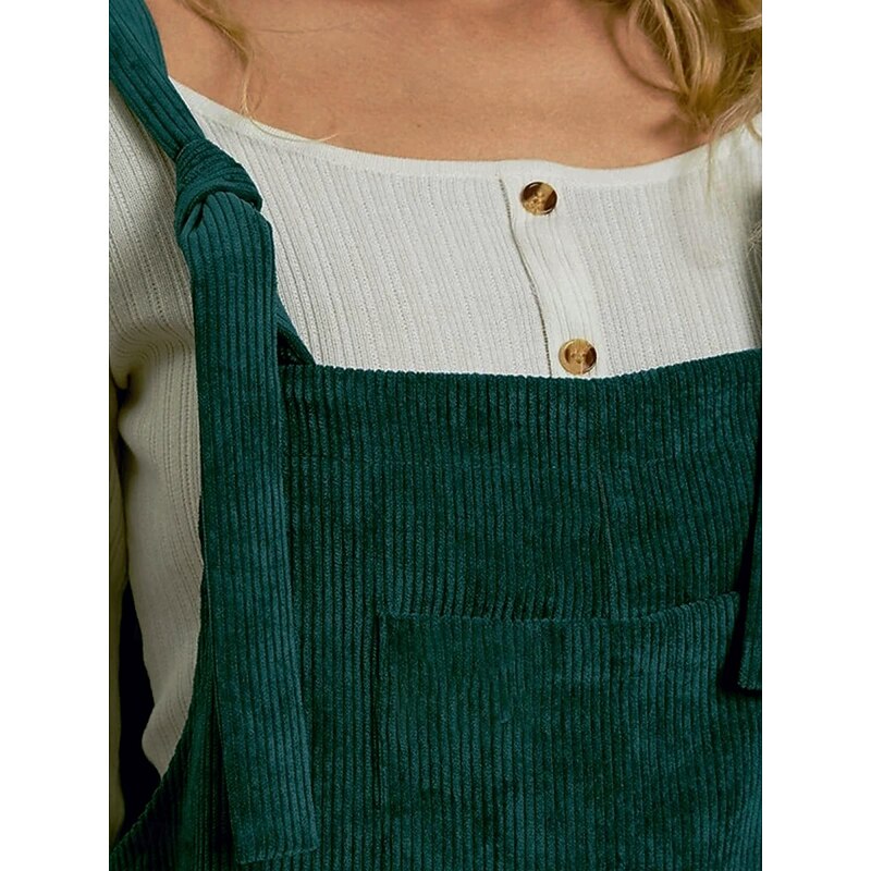 Women's Normal Overall Active Solid Color Sleeveless Pocket Vacation Daily Loose Fit Black Light Green Royal Blue Spring4