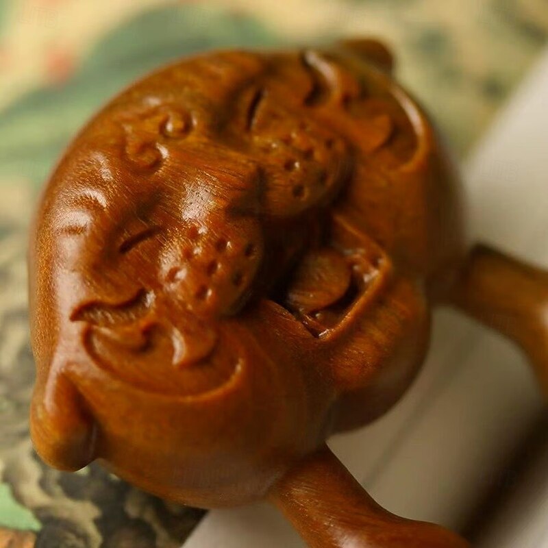 Sandalwood Natural Facial Massager Snail Eye Acupressure Meridian Tool Tiger Deer Zodiac Point Massage Stick For Face Nose Eye Skin Care Relaxation Therapy Home Spa4