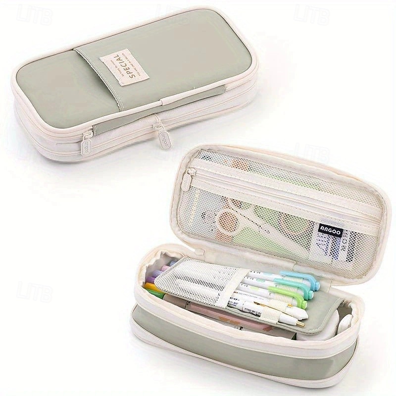 Big Capacity Pencil Pen Case Office College School Large Storage High Capacity Bag Pouch Holder Box3