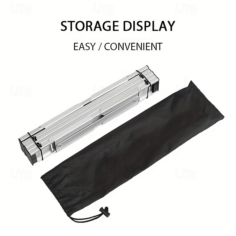 Lightweight Aluminum Alloy Portable Mini Folding Table - Ideal for Outdoor Activities and as a Folding Desk2