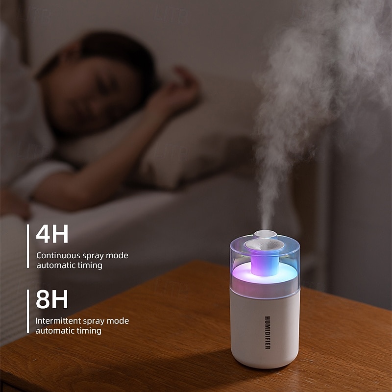 180ML Household Small Humidifier Bedroom Living Room Mute Mini Humidifier Car Heavy Fog Portable Air Sprayer3