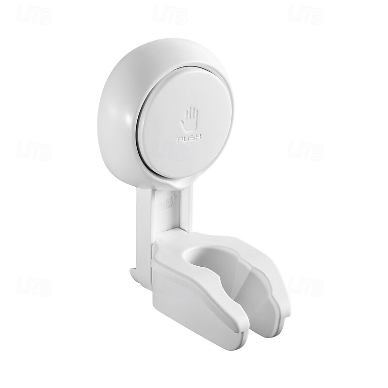 TAILI Wall Mounted Adjustable Suction Cup Shower Head Holder No Drill Installation for Smooth Surfaces Durable Shower Bracket for Handheld Showerheads