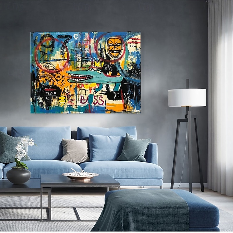 Handmade Oil Painting Canvas Wall Art Decoration Modern Street Art Graffiti Abstract for Home Decor Rolled Frameless Unstretched Painting4