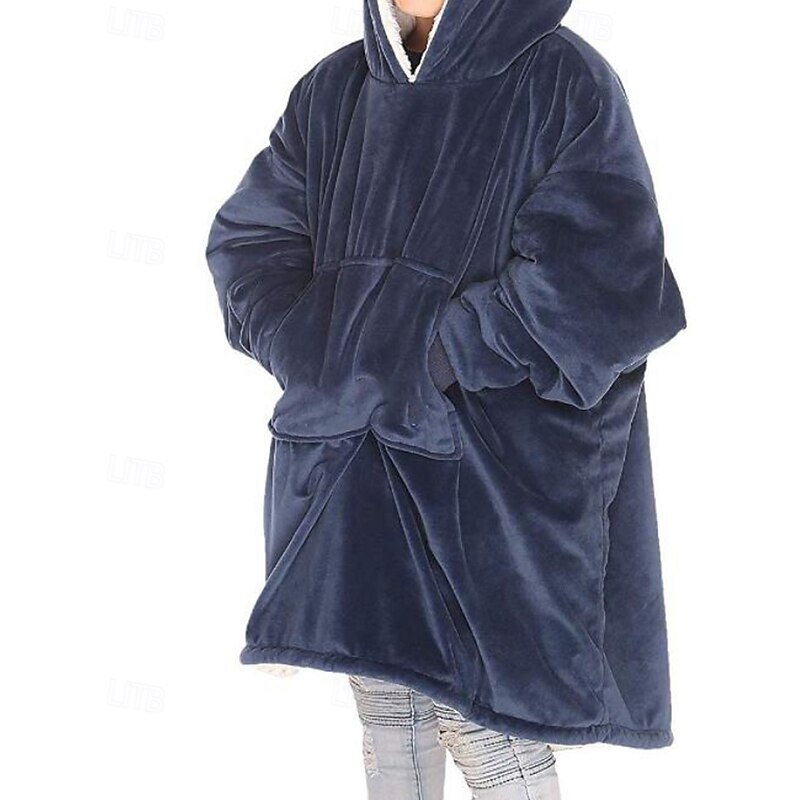 Kids Girls' Hoodie Solid Color Long Sleeve Pocket Winter Streetwear Daily Polyester Casual Tailored Fit4