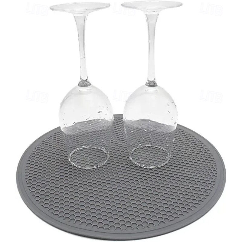 Versatile Heat Resistant Protective Pad Silicone Honeycomb Design Thickened Nordic Style Table Mat Pot Holder Multipurpose Non Slip Coaster Kitchen Dining Accessories3