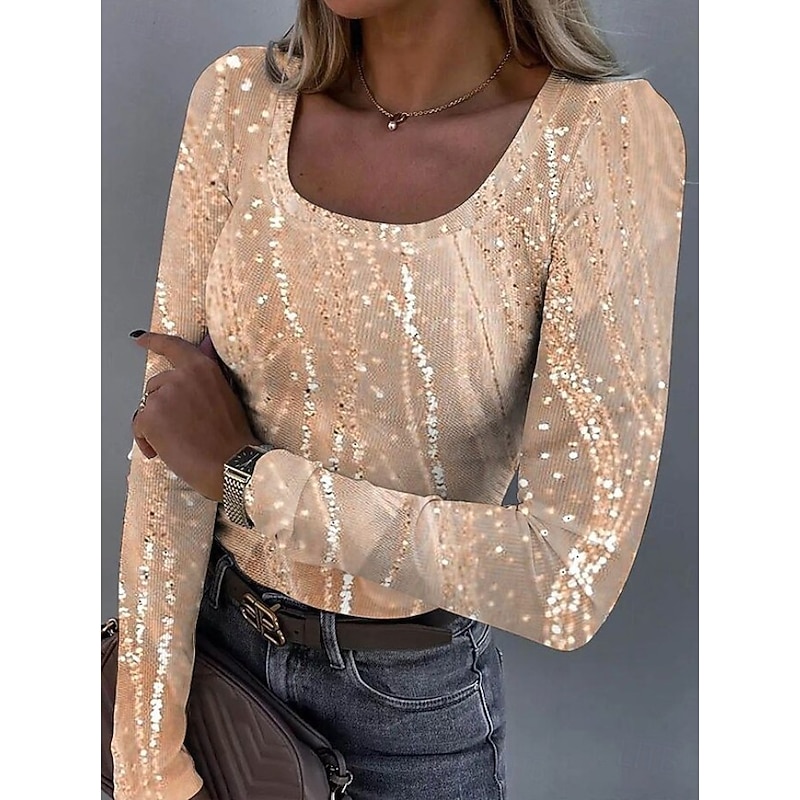 Women's Tunic Floral Graphic Plants Vintage Fashion Stylish Long Sleeve Square Neck Regular Tops Daily Print White Yellow Light Green Pink Royal Blue Spring Fall2