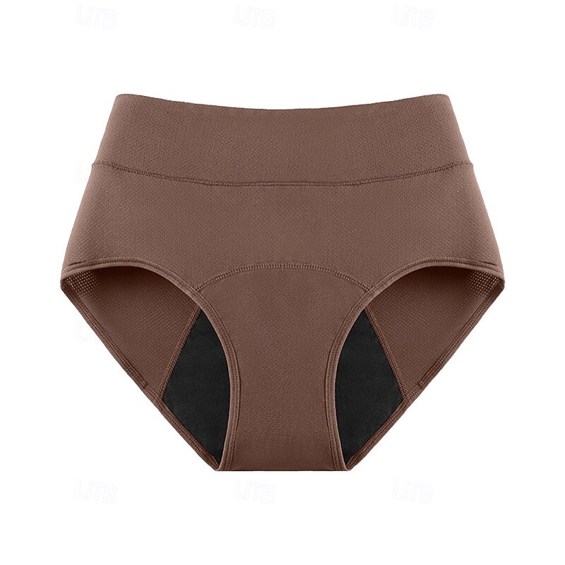 Women's Panties Basic Panties Elastic WaistNightwearNylon Date Weekend Solid Colored Casual Black Light Brown Brown Khaki Beige Summer3