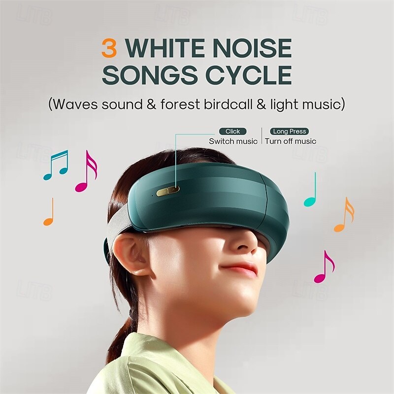 Hot Compress Instrument Eye Massager Home Health Physiotherapy Massager Eye Protection Nanny Wireless Bluetooth4