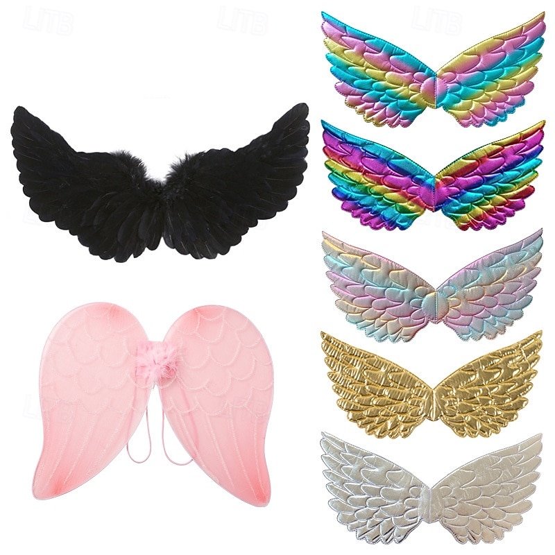 Unicorn Wings Masquerade Boys' Girls' Movie Cosplay Cosplay Silver Wings Carnival Children's Day Masquerade