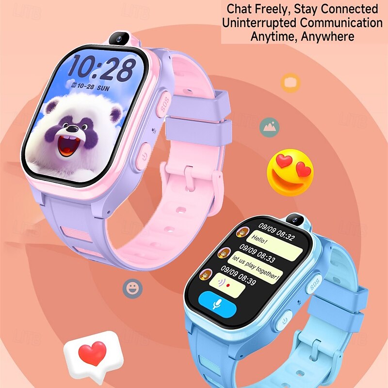 AS10 Smart Watch 2 inch Kids Smartwatch Phone 3G 4G 3G Pedometer Call Reminder Activity Tracker Compatible with Android iOS Kid's GPS Long Standby Hands-Free Calls IP68 18mm Watch Case4