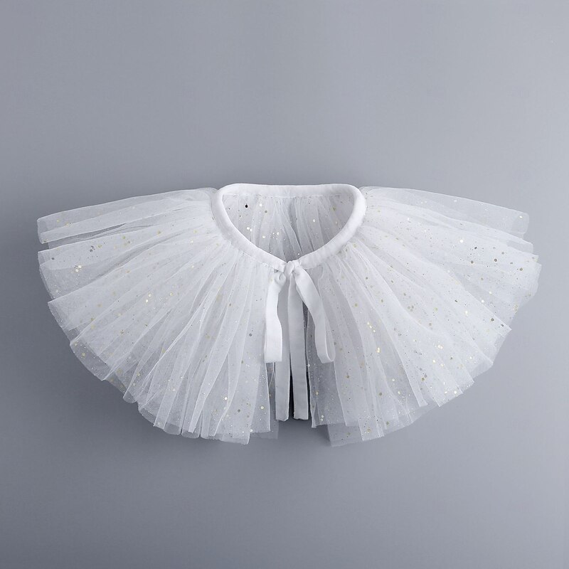 Rococo Victorian Renaissance Tulle Ruff Collar Circus Clown Fancy Dress Unisex Halloween Carnival Performance LARP Ren Faire Adults Collar All Seasons3