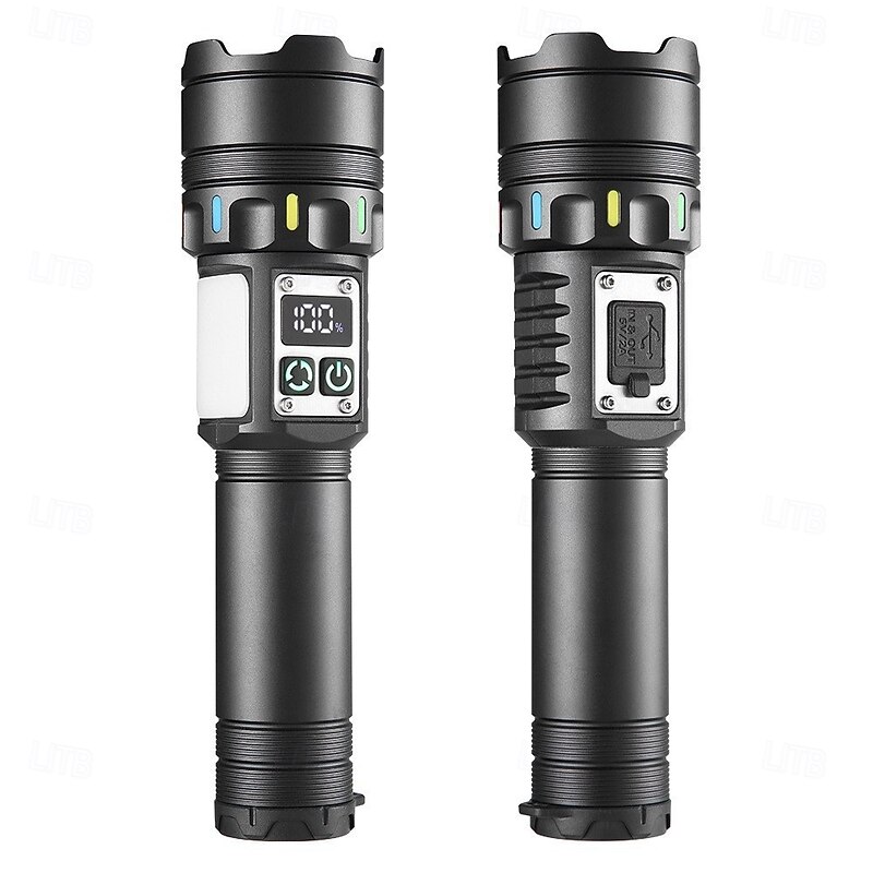 1PC 30 W LED Flood Lights Flashlights & Camping Lights Work Lights Waterproof COB Multiple use Natural White Batteries Powered Outdoor Lighting 1 LED Beads4