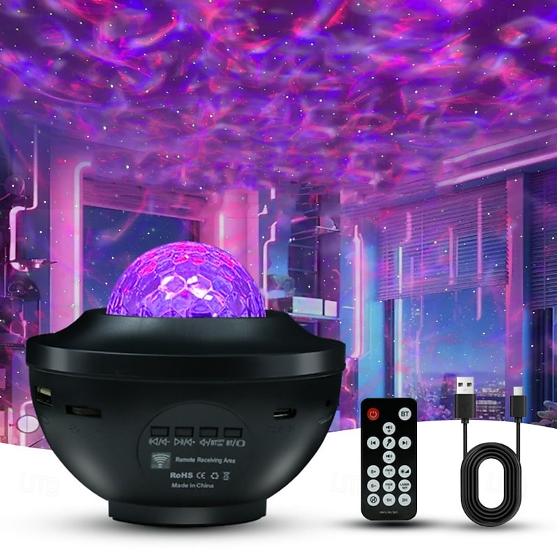 Galaxy ProjectorStar Projector for BedroomNight Lights with White Noise Timer and RemoteStar Night Light for Adults Bedroom DecorationGifts for KidsLiving Room Decor