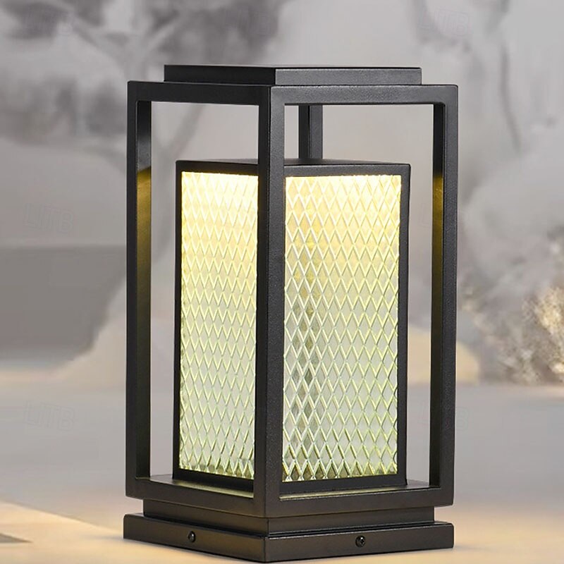 Outdoor LED Solor Path Lights 60cm Acrylic Metal Light, Modern Design Garden Lamp, IP65 Weatherproof, Garden Floor Lamp2