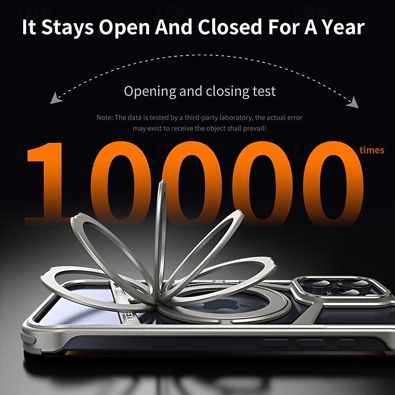 Phone Case For iPhone 17 Pro Max 17 Air 16 15 14 Pro Max 13 Pro Max Back Cover with Stand Holder Magnetic Shockproof Metal3