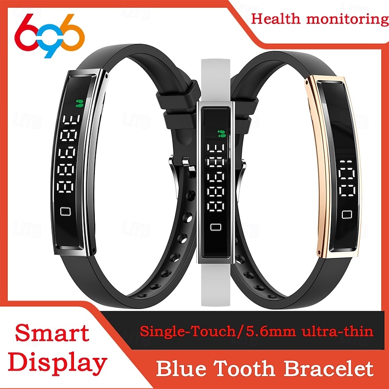 B3 Smart Watch 1 inch Smartwatch Fitness Running Watch Bluetooth Pedometer Call Reminder Activity Tracker Compatible with Android iOS Women Men Long Standby Waterproof Step Tracker IP68 10.5mm Watch2