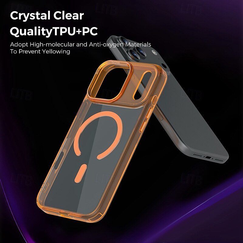 Phone Case For Samsung Galaxy 17 Air 16 15 14 Pro Max Plus 16e 13 Pro Max Back Cover Support Wireless Charging Shockproof Color Gradient TPU PC4