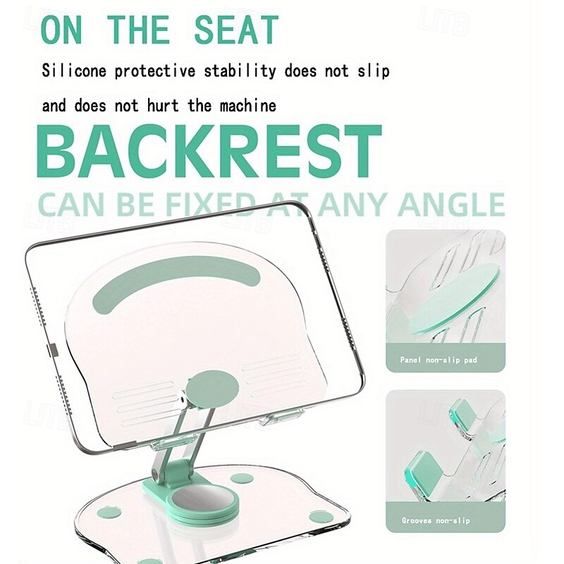 Phone Stand Tablet Stand Portable Rotatable Foldable Phone Holder for Home Office Desk Compatible with iPad Phone Accessory3