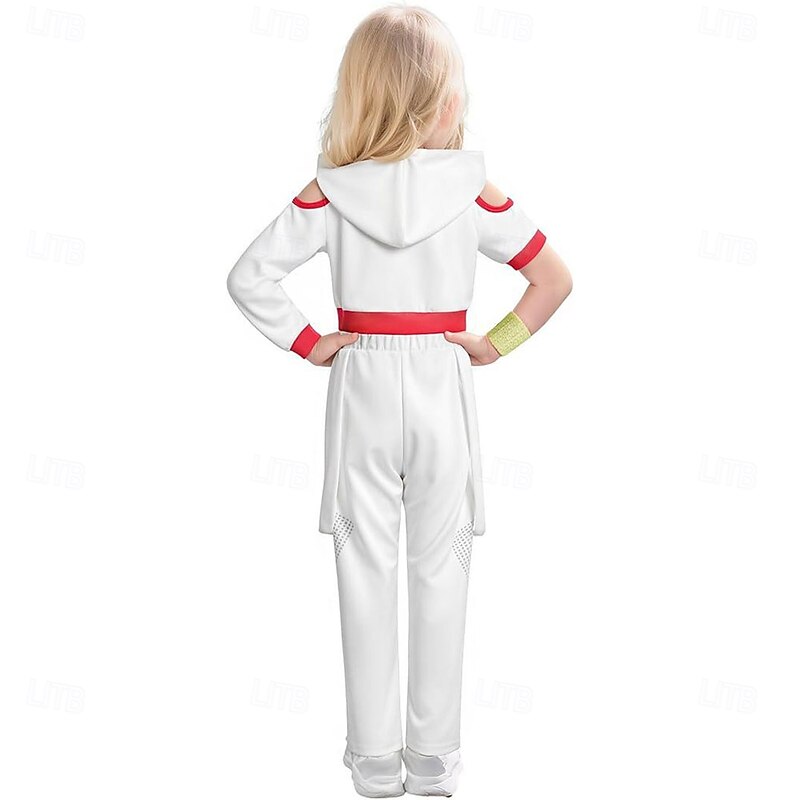 Zombie School Zombies 4 Nova Cheerleader Skirt Coat T-shirt Movie Cosplay Costume Movie Cosplay for Girls' Kid's Halloween Performance Halloween Masquerade4