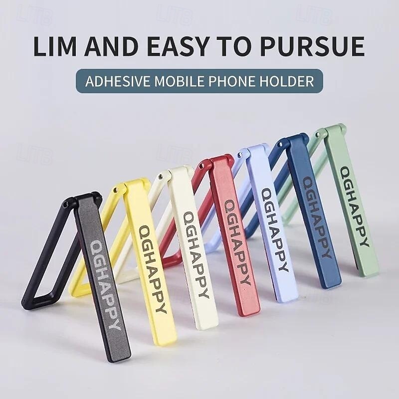 Ultra Thin Foldable Mobile Phone Holder Bracket Magnetic Metal Alloy Desktop Cell Phone Stands Universal Phone Support Kickstand
