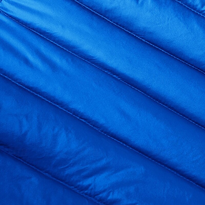 Men's Down Vest Puffer Vest Vest Gilet Vacation Daily Date Fashion Casual Fall & Winter Pocket Polyester Duckdown Warm Comfortable Solid Color Zipper Stand Collar Regular Fit Black Wine Navy Blue3