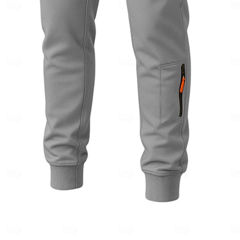 Men's Tactics Sweatpants Joggers Trousers Drawstring Pocket Elastic Waist Plain Comfort Sports Outdoor Daily Fashion Casual Black White Micro-elastic4