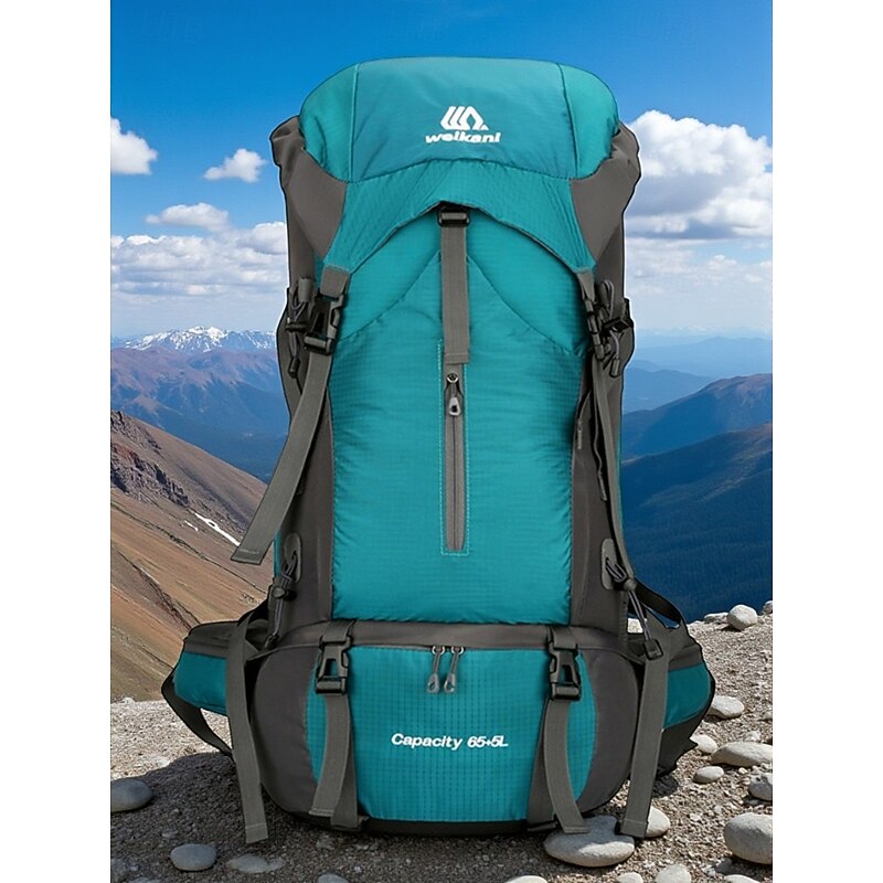 Men's Waterproof Hiking Backpack - Large capacity, Durable and comfortable, With adjustable shoulder straps, Ideal for outdoor adventures and backpacking