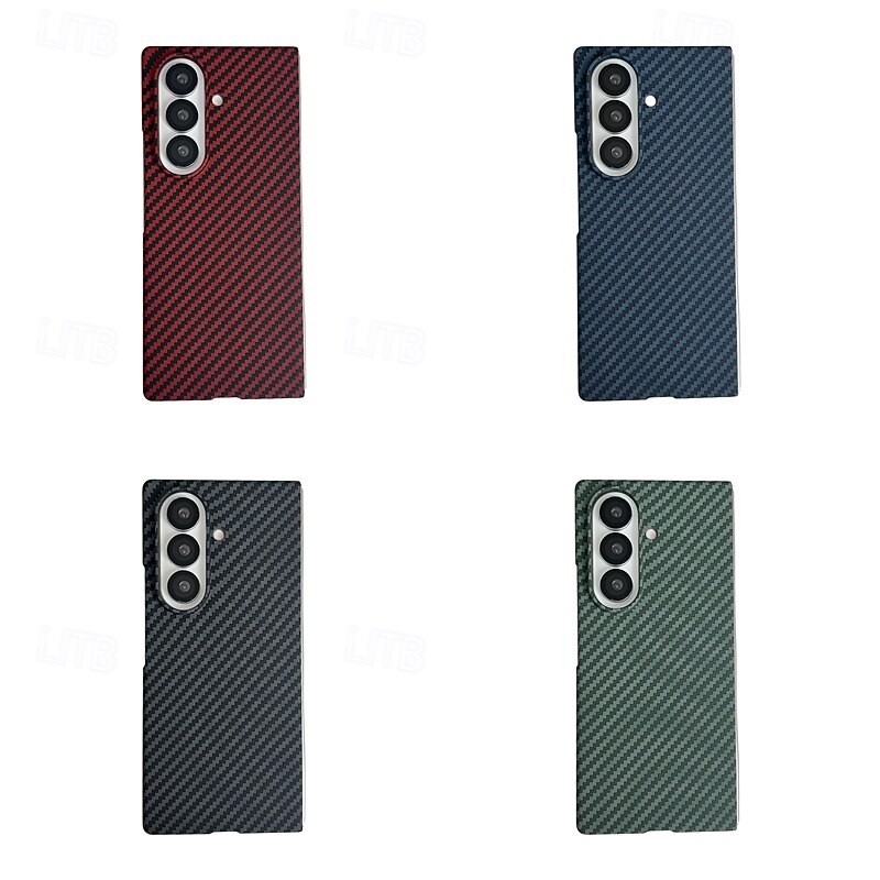 Phone Case For Samsung Galaxy Z Fold 7 Z Fold 6 Z Fold 5 Z Fold 4 Back Cover Support Wireless Charging Shockproof Retro PC4