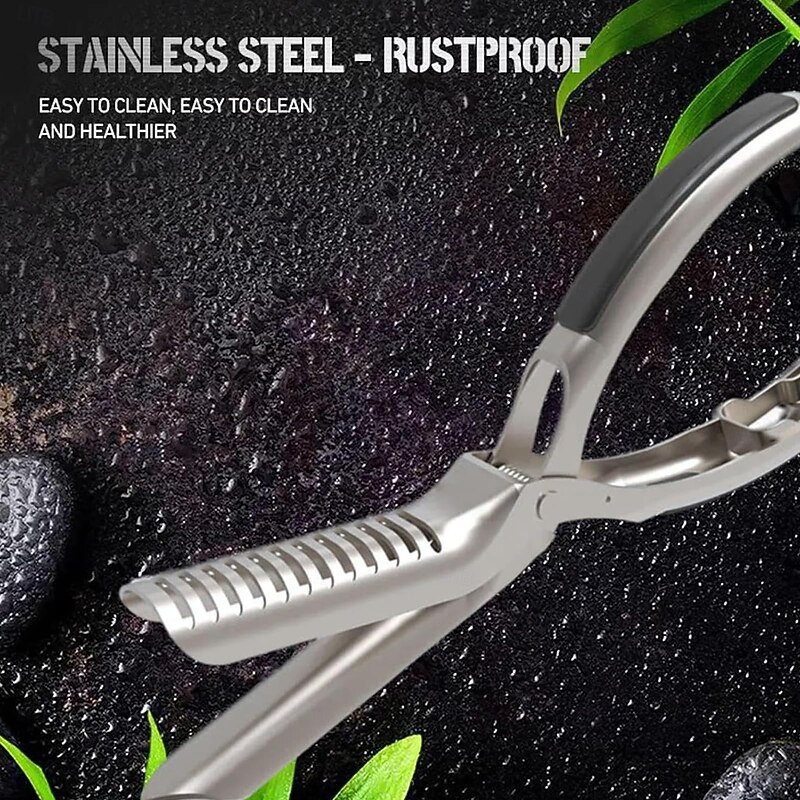 Rib Membrane Remover Stainless Steel Tool Kit - The Ultimate Rib Prep Tool for BBQ Enthusiasts - Ergonomic Design for Easy Membrane Removal - Dishwasher Safe BBQ Accessories