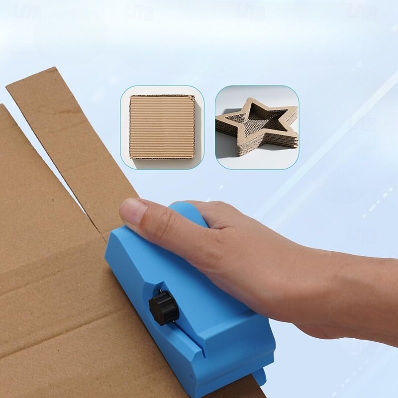 1pc DIY Cat Scratch Board Cutter Tool - Manual Cardboard Cutting Device with Sharp Edge Creation for Scratch Boards, Boxes, Gift Decorations - Safe for Cats, Easy-to-Use Household Crafting Tool2