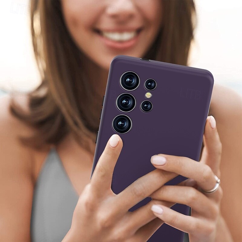 Phone Case For Samsung Galaxy S25 S24 S23 Ultra Plus S22 Plus  Ultra Back Cover Shockproof Retro TPU PC4