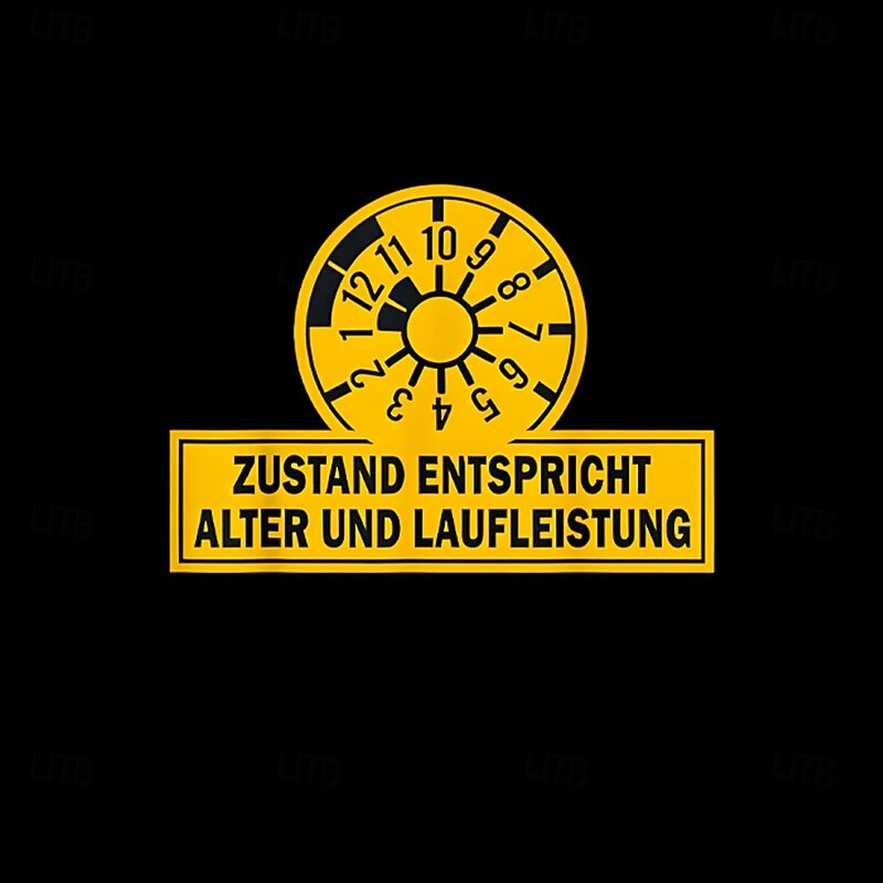 Men's Funny Graphic T-Shirt: "Condition Corresponds to Age & Mileage" Humorous Lifestyle Tee2