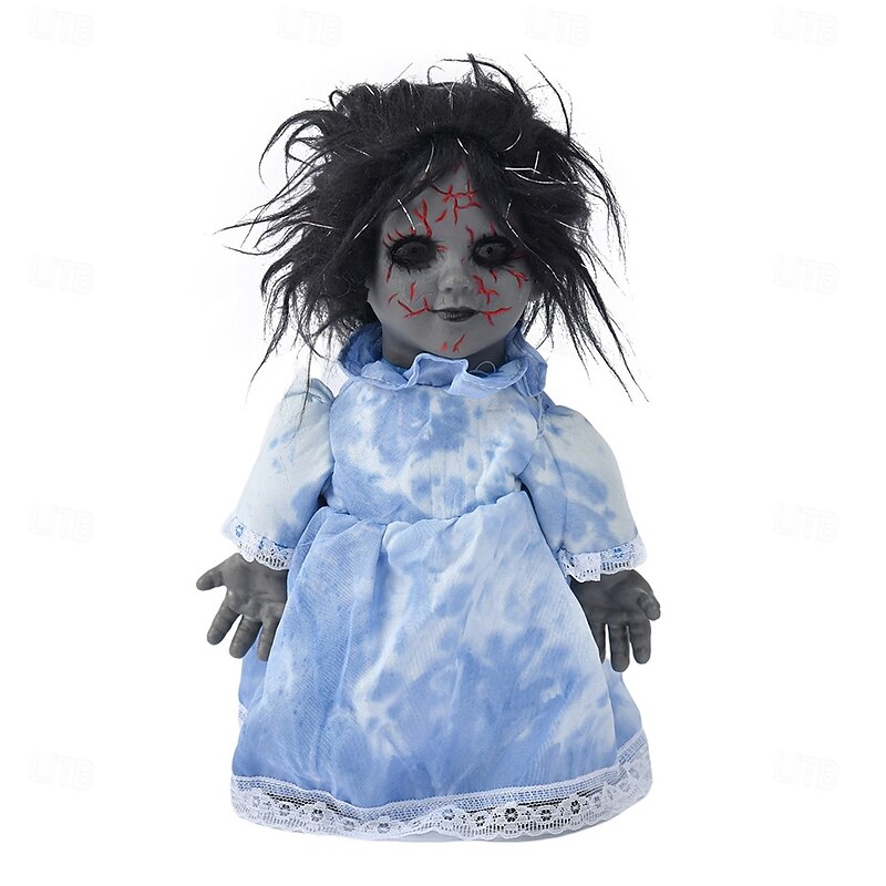 1pc Halloween Decoration Walking Doll Voice Control Sensing Luminous Bar Haunted House Scene Display3
