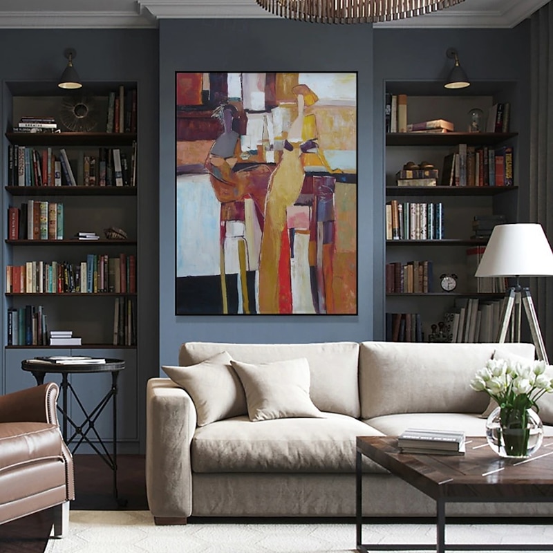 Large Size Abstract Hand painted oil painting wall art abstract Abstract art Painting Modern Fashion abstract painting3